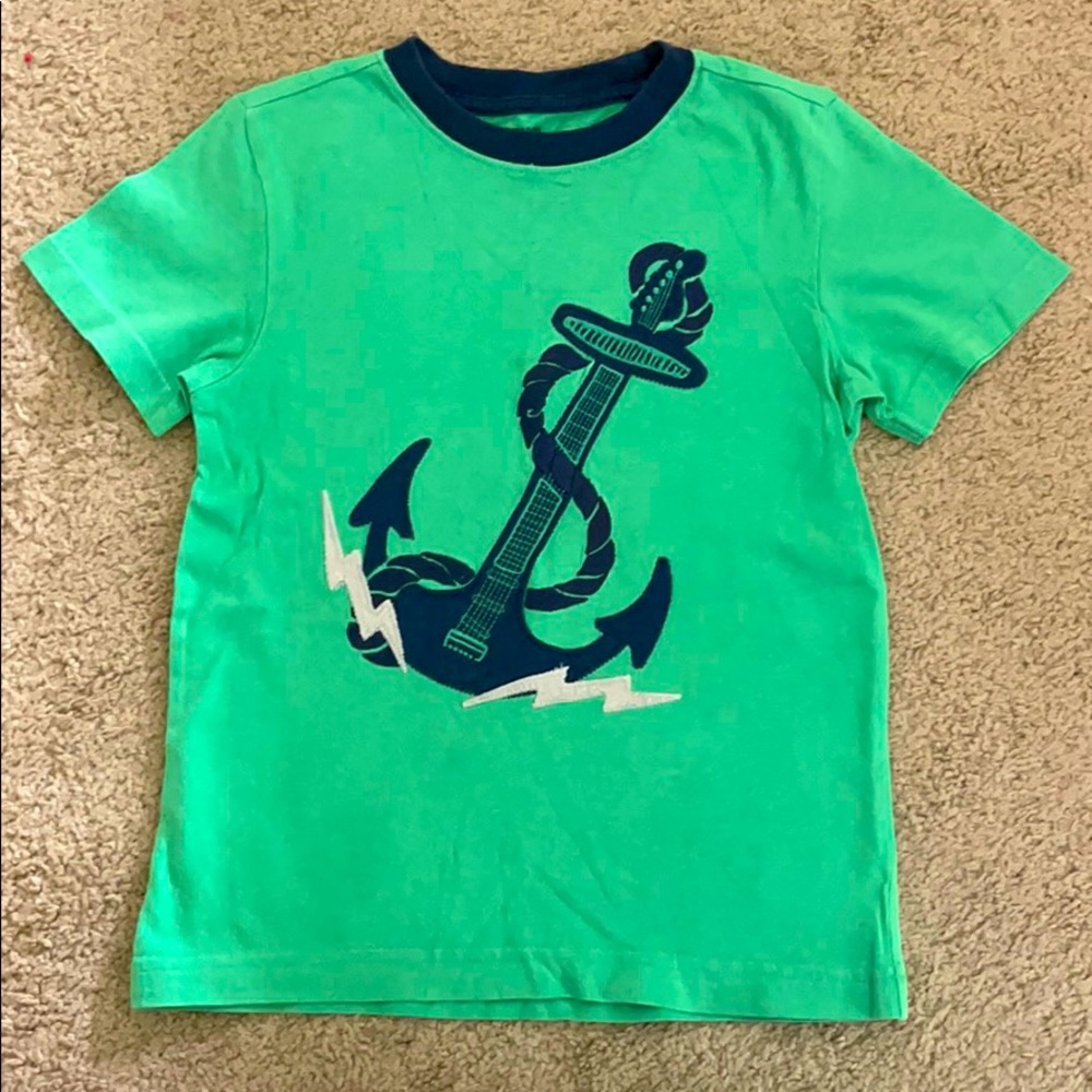 Gymboree embroidered sz 5 boy’s t-shirt - anchor